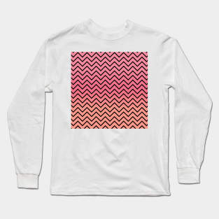 Zigzag Pattern Long Sleeve T-Shirt